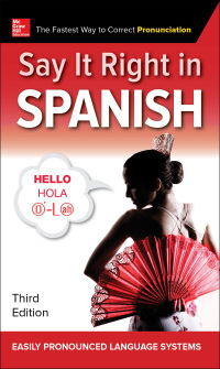Cover image: Say It Right in Spanish, Third Edition 3rd edition 9781260116304