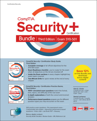 表紙画像: CompTIA Security+ Certification Bundle, Third Edition (Exam SY0-501) 3rd edition 9781260116380