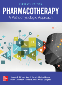 Imagen de portada: Pharmacotherapy: A Pathophysiologic Approach 11th edition 9781260116816