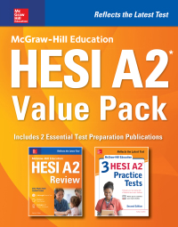 Cover image: McGraw-Hill Education HESI A2 Value Pack 1st edition 9781260117424