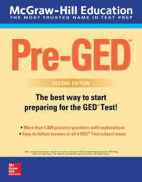 Cover image: McGraw-Hill Education Pre-GED with Downloadable Tests, Second Edition 2nd edition 9781260118155