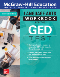 表紙画像: McGraw-Hill Education Language Arts Workbook for the GED Test, Second Edition 2nd edition 9781260120707