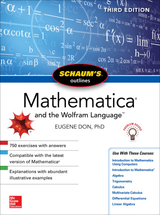 Imagen de portada: Schaum's Outline of Mathematica, Third Edition 3rd edition 9781260120721