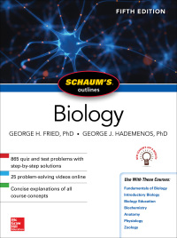 صورة الغلاف: Schaum's Outline of Biology, Fifth Edition 5th edition 9781260120783