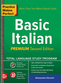 صورة الغلاف: Practice Makes Perfect: Basic Italian, Second Edition 1st edition 9781260120905