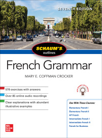 Imagen de portada: Schaum's Outline of French Grammar 7th edition 9781260120950