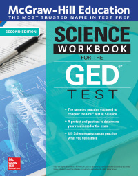 Imagen de portada: McGraw-Hill Education Science Workbook for the GED Test, Second Edition 2nd edition 9781260121612
