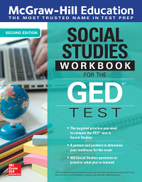 Imagen de portada: McGraw-Hill Education Social Studies Workbook for the GED Test, Second Edition 2nd edition 9781260121759