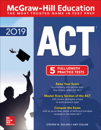 Cover image: McGraw-Hill ACT 2019 Edition 1st edition 9781260121971
