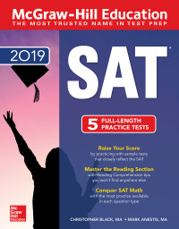 Cover image: McGraw-Hill Education SAT 2019 1st edition 9781260122107