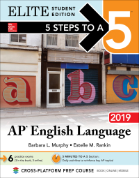 表紙画像: 5 Steps to a 5: AP English Language 2019 Elite Student edition 1st edition 9781260122626