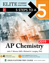 Cover image: 5 Steps to a 5: AP Chemistry 2019 Elite Student Edition 1st edition 9781260122671