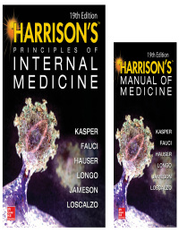 Cover image: Harrison's Principles of Internal Medicine 19th Edition and Harrison's Manual of Medicine 19th Edition (EBook)VAL PAK 19th edition 9781260128857