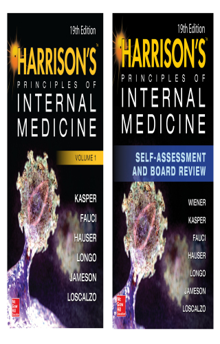 Cover image: Harrison's Principles and Practice of Internal Medicine 19th Edition and Harrison's Principles of Internal Medicine Self-Assessment and Board Review, 19th Edition (EBook)Val-Pak 19th edition 9781260128864