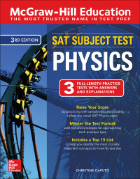Imagen de portada: McGraw-Hill Education SAT Subject Test Physics Third Edition 3rd edition 9781260135381