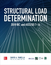 صورة الغلاف: Structural Load Determination: 2018 and 2021 IBC and ASCE/SEI 7-16 1st edition 9781260135626