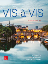 Cover image: Vis-à-vis: Beginning French (Student Edition) 7th edition 9781259904035