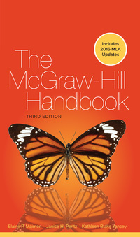 Imagen de portada: Brief McGraw-Hill Handbook MLA 2016 UPDATE 2nd edition 9781259988639