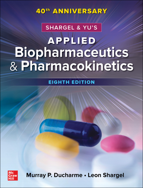 Shargel and Yu's Applied Biopharmaceutics & Pharmacokinetics, 8th Edition, 8th Edition - FULL INSTANT DOWNLOAD | PDF DOCX EPUB