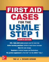 Imagen de portada: First Aid Cases for the USMLE Step 1 4th edition 9781260143133