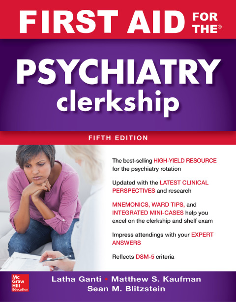 First Aid for the Psychiatry Clerkship, Fifth Edition, 5th Edition - FULL INSTANT DOWNLOAD | PDF DOCX EPUB
