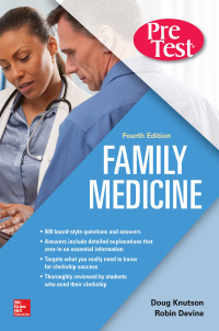 Cover image: Family Medicine PreTest Self-Assessment And Review, Fourth Edition 4th edition 9781260143584