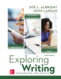 Cover image: Exploring Writing: Paragraphs and Essays 4th edition 9780073534794