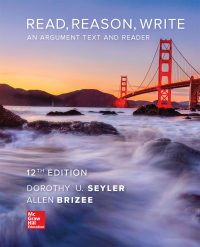Cover image: Read, Reason, Write 12th edition 9781259916274