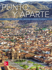 Cover image: Punto y aparte: 2024 Release 6th edition 9781259602962
