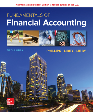 Cover image: Fundamentals of Financial Accounting ISE 6th edition 9781260092813
