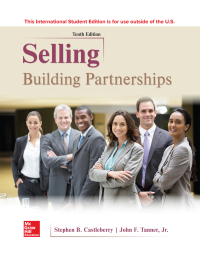 Imagen de portada: Selling: Building Partnerships 10th edition 9781260084771