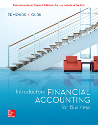 Cover image: ISE eBook Online Access for Introductory Financial Accounting for Business 1st edition 9781260288360