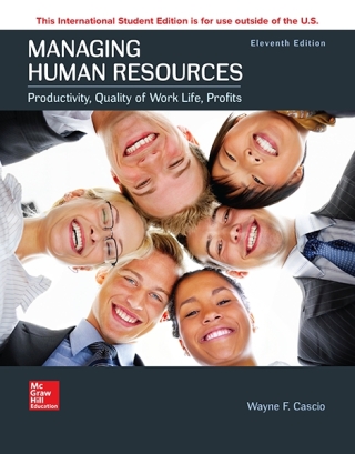 Imagen de portada: ISE Managing Human Resources 11th edition 9781260085358