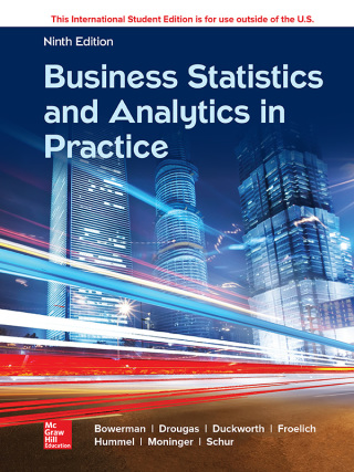 صورة الغلاف: ISE Business Statistics and Analytics in Practice 9th edition 9781260287844
