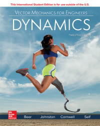 Imagen de portada: Vector Mechanics for Engineers: Dynamics 12th edition 9781260092745
