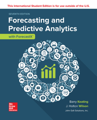 Cover image: ISE Forecasting and Predictive Analytics 7th edition 9781260085235