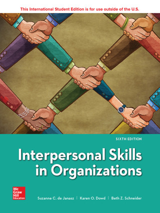 Cover image: ISE Interpersonal Skills in Organizations 6th edition 9781260085327