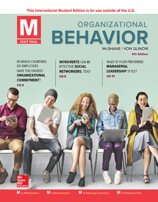 Cover image: ISE M: Organizational Behavior 4th edition 9781260092318