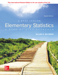 Cover image: Elementary Statistics: A Brief Version 8th edition 9781260092554