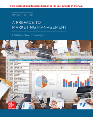 Cover image: ISE Preface to Marketing Management 15th edition 9781260287257