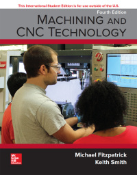 Cover image: Machining and CNC Technology 4th edition 9781260092608
