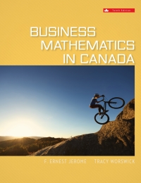 Cover image: Business Mathematics In Canada (Canadian Edition) 10th edition 9781260065992