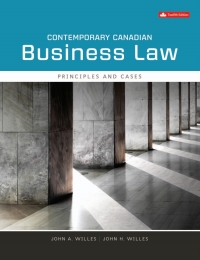 Cover image: Contemporary Canadian Business Law (Canadian Edition) 12th edition 9781259654893