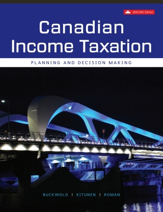 Cover image: Canadian Income Taxation 2020/2021 (Canadian Edition) 23rd edition 9781260326833