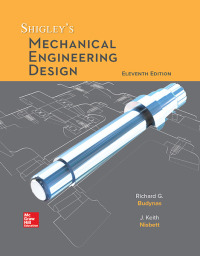 Cover image: Shigley's Mechanical Engineering Design 11th edition 9780073398211