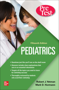 Cover image: Pediatrics PreTest Self-Assessment And Review 15th edition 9781260440331