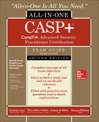 表紙画像: CASP  CompTIA Advanced Security Practitioner Certification All-in-One Exam Guide (Exam CAS-003) 2nd edition 9781260441338