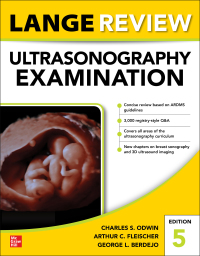 Cover image: Lange Review Ultrasonography Examination 5th edition 9781260441352