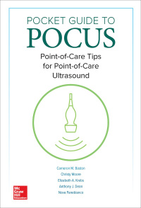 Cover image: Pocket Guide to POCUS: Point-of-Care Tips for Point-of-Care Ultrasound  (BOOK) 1st edition 9781260441475