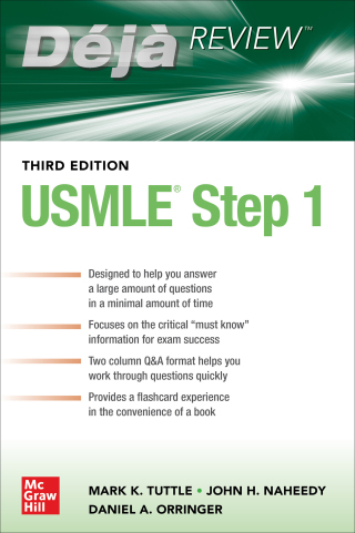 Cover image: Deja Review USMLE Step 1 3e 3rd edition 9781260441642